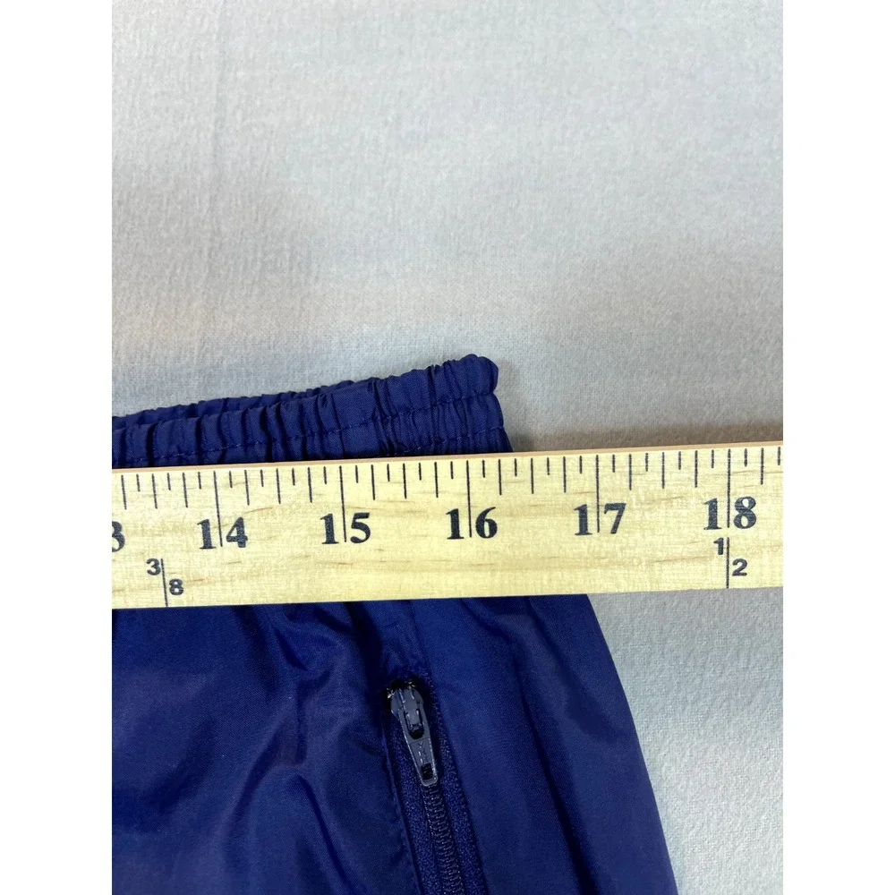 Nike‎ Blue Windbreaker Pants Large Joggers.Vintage 90s Gray Tag Ankle Zip